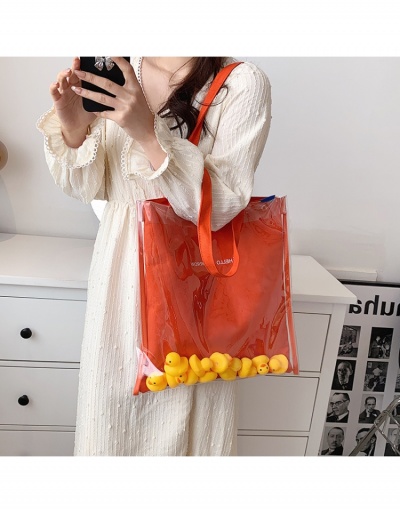 Replica  Fashion PVC Transparent Duck Tote Bag #799949 $23.07 USD for Wholesale