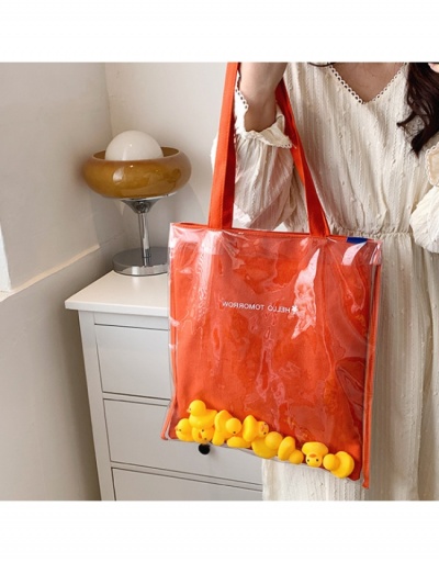 Replica  Fashion PVC Transparent Duck Tote Bag #799949 $23.07 USD for Wholesale