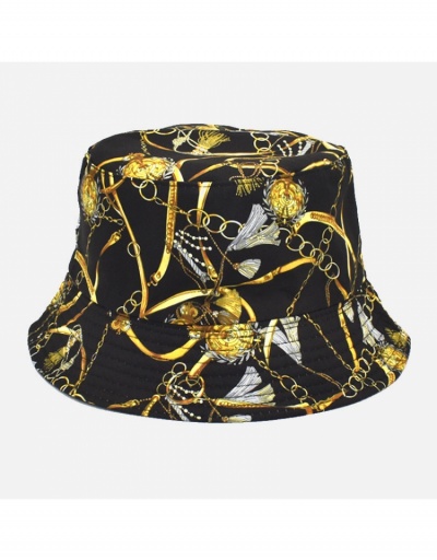 Replica  Chain Printing Travel Sunscreen Fisherman Hat #799950 $9.34 USD for Wholesale