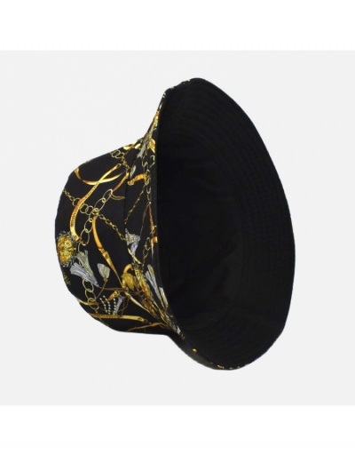 Replica  Chain Printing Travel Sunscreen Fisherman Hat #799950 $9.34 USD for Wholesale