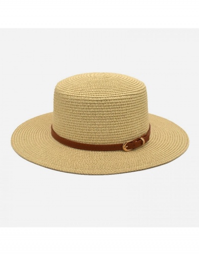 Replica British Style Casual Straw Sun  Hats #799951 $11.42 USD for Wholesale