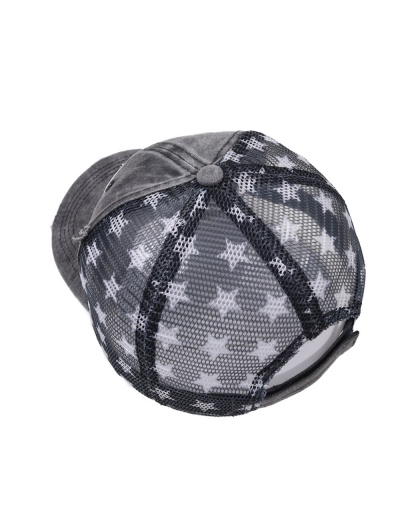 Replica  American Flag Pattern Ripped Patchwork  Baseball Cap #799959 $9.75 USD for Wholesale