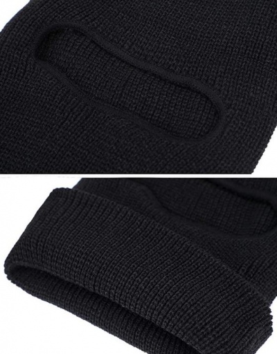 Replica Solid Simple Warm Ski Mask For Unisex #799961 $6.89 USD for Wholesale