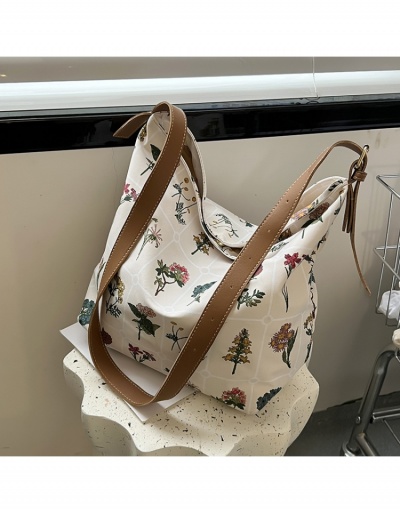 Casual Travel Flower Printed Tote Bags For School #799962 $10.28 USD, Wholesale Fashion Tote Bag