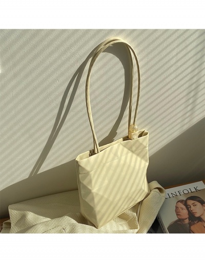 Replica  PU Fashion One Shoulder Pure Color Tote Bag #799964 $16.78 USD for Wholesale