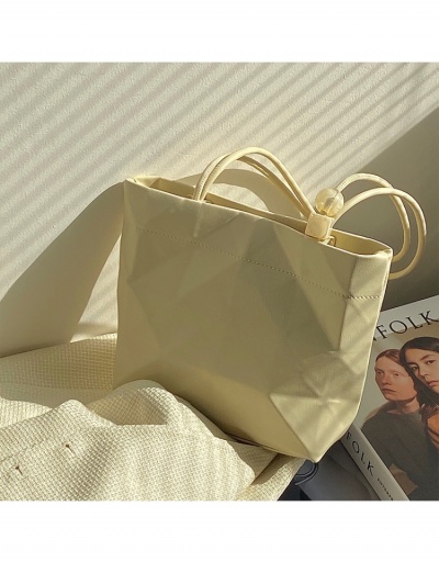 Replica  PU Fashion One Shoulder Pure Color Tote Bag #799964 $16.78 USD for Wholesale