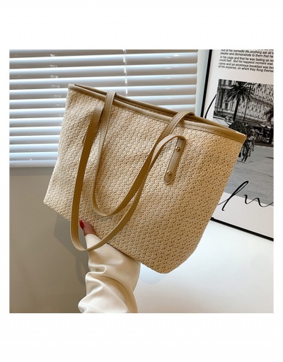 Travel Straw Contrast Color  Lager Tote Bags #799966 $9.34 USD, Wholesale Fashion Tote Bag