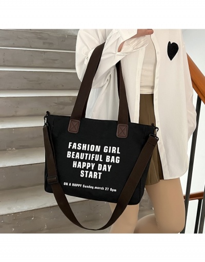 Replica  Fashion One Shoulder Canvas Large Capacity Tote Bag #799970 $11.23 USD for Wholesale