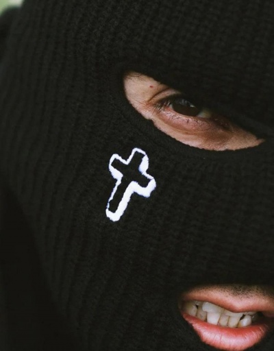 Replica Warm Cross Embroidery Unisex Ski Mask #799975 $10.78 USD for Wholesale