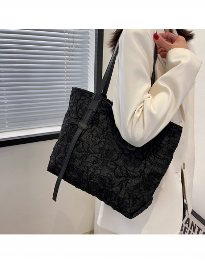 Replica  PU Fashion Casual Pure Color Tote Bag #799976 $10.14 USD for Wholesale