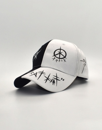 Contrast Color Graffiti Summer Baseball Cap #799979 $8.43 USD, Wholesale Fashion Hats