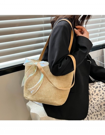 Replica  Fashion Simple One Shoulder Weave Women's Tote Bag #799980 $8.95 USD for Wholesale