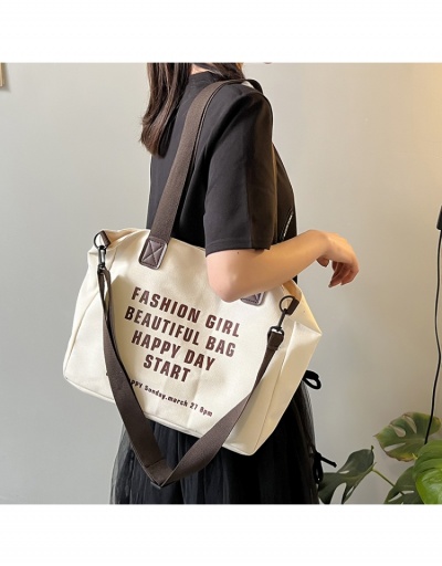 Replica  Fashion Casual One Shoulder Canvas Large Capacity Women's Bag #799983 $9.67 USD for Wholesale