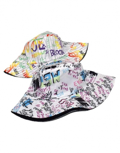 Replica Graffiti Unisex Bucket Hats For Summer Casual #799987 $9.97 USD for Wholesale