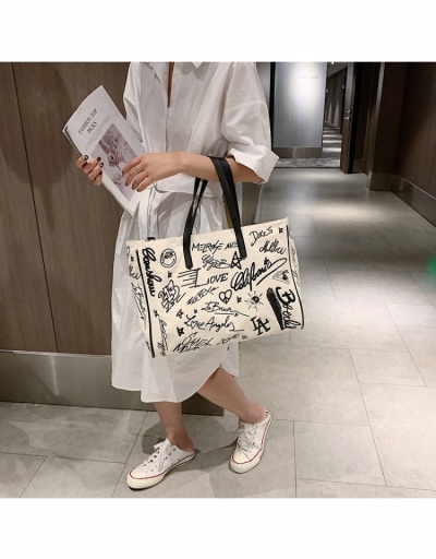 Replica  Printing Graffiti Women Tote Bag #799996 $18.20 USD for Wholesale