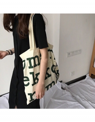 Replica  Casual Letter Canvas Tote Bag #800000 $12.29 USD for Wholesale