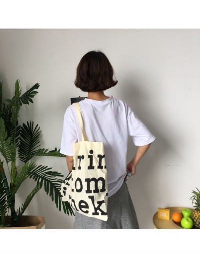 Replica  Casual Letter Canvas Tote Bag #800000 $12.29 USD for Wholesale