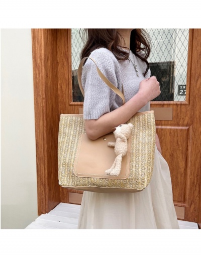 Replica  Fashion Fresh Weave Women's Tote Bag #800006 $11.10 USD for Wholesale