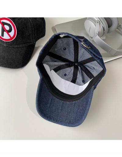 Replica  Letter Embroidery Denim Cap For Men #800008 $16.97 USD for Wholesale