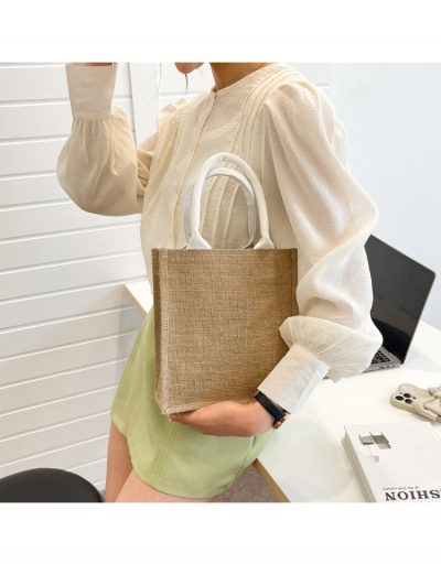 Replica  Casual Weave Retro Canvas Tote Bag #800009 $7.83 USD for Wholesale