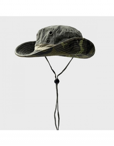 Replica  Retro Fishing Cowboy Drawstring Denim Hats #800010 $14.07 USD for Wholesale