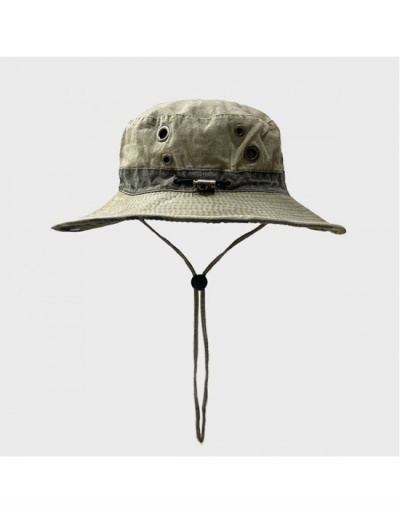 Replica  Retro Fishing Cowboy Drawstring Denim Hats #800010 $14.07 USD for Wholesale