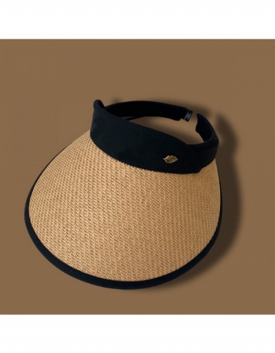 Replica  Holiday Versatile Colorblock Straw Hats #800012 $13.33 USD for Wholesale