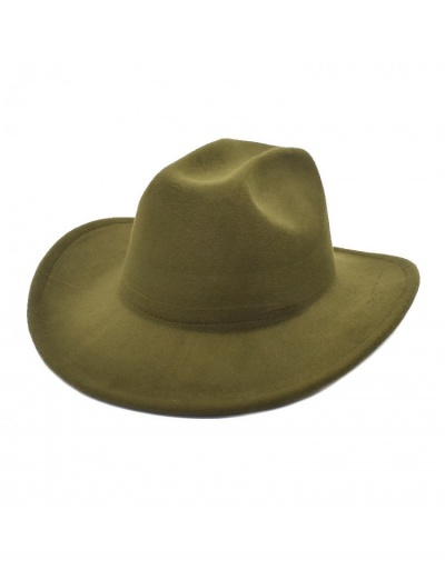  Western Cowboy Pure Color Hat For Women #800020 $11.84 USD, Wholesale Fashion Hats