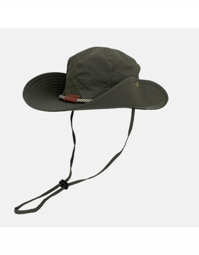 Replica  Fashion  Outdoor Breathable Drawstring Fisherman Hat #800022 $11.10 USD for Wholesale