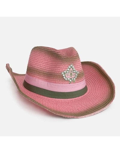  Sweety Style Weave Colorblock Sunscreen Hat #800034 $12.29 USD, Wholesale Fashion Hats