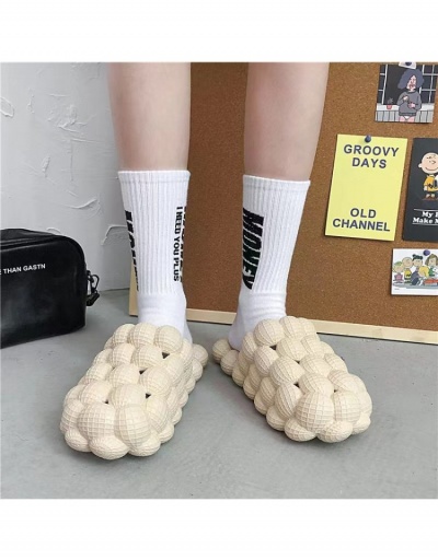 Casual Fashion Women Hollow Out Solid Color Peanut Slippers #800039 $21.63 USD, Wholesale Fashion Slippers