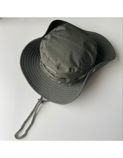 Replica  Fashion Pure Color Letter Women's Fishing Hat #800043 $13.33 USD for Wholesale