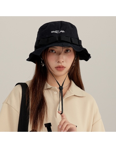  Letter Embroidery Sunscreen Japanese Fisherman's Hat #800047 $16.36 USD, Wholesale Fashion Hats