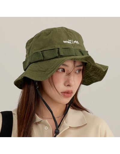 Replica  Letter Embroidery Sunscreen Japanese Fisherman's Hat #800047 $16.36 USD for Wholesale