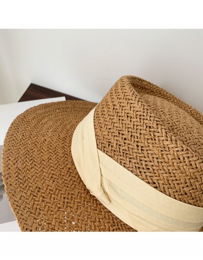 Replica Summer Beach Outdoor Straw Hat For Women #800051 $13.52 USD for Wholesale