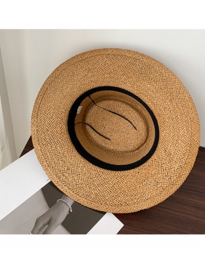 Replica Summer Beach Outdoor Straw Hat For Women #800051 $13.52 USD for Wholesale