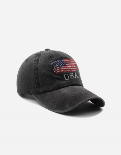 Replica  American Flag Embroidery Patchwork Unisex  Baseball Cap #800054 $9.41 USD for Wholesale