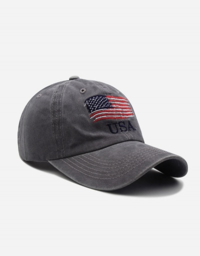 Replica  American Flag Embroidery Patchwork Unisex  Baseball Cap #800054 $9.41 USD for Wholesale