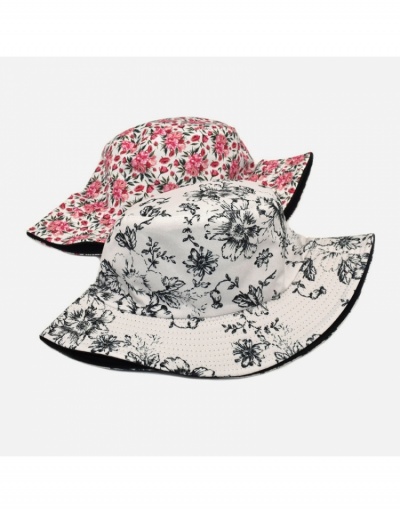 Replica  Floral Printed Casual Women's Bucket Hats #800067 $10.33 USD for Wholesale