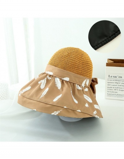 Replica  Summer Versatile Bow Sunscreen Hat For Women #800069 $10.58 USD for Wholesale