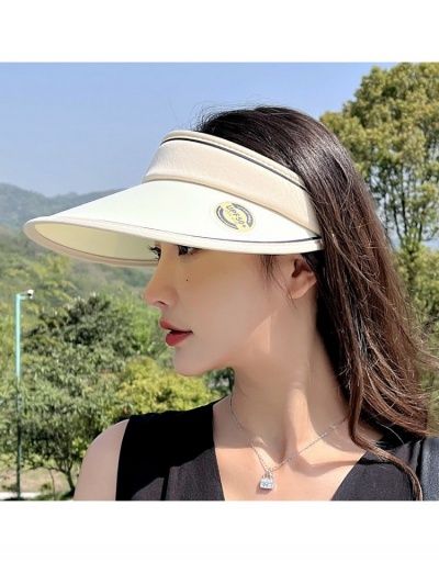 Replica  Fashion Casual Pure Color Women's Sunscreen Hat #800082 $7.54 USD for Wholesale