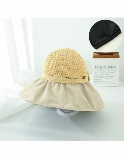 Replica  Korean Version Bow Letter Sunscreen Hat #800085 $9.75 USD for Wholesale