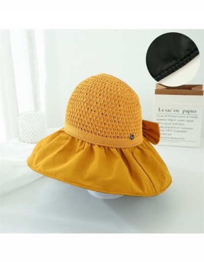 Replica  Korean Version Bow Letter Sunscreen Hat #800085 $9.75 USD for Wholesale