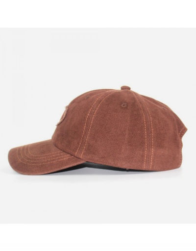 Replica Vintage Brown Letter Embroidery Unisex Baseball Caps #800096 $13.85 USD for Wholesale