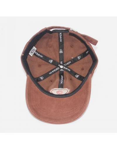 Replica Vintage Brown Letter Embroidery Unisex Baseball Caps #800096 $13.85 USD for Wholesale