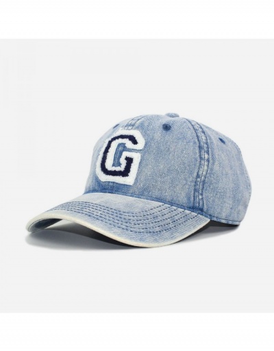 Replica Washable Denim Letter  Embroidery Unisex Baseball Caps #800102 $15.73 USD for Wholesale