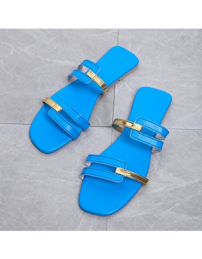 Replica  Summer New Style Patchwork Slippers #800103 $18.59 USD for Wholesale