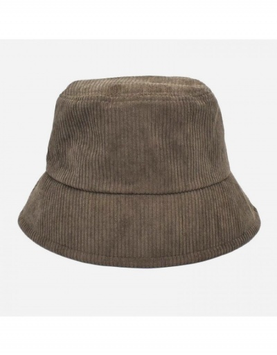  Fashion Solid Color Corduroy Versatile Fisherman's Hat For Women #800123 $10.61 USD, Wholesale Fashion Hats