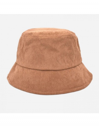 Replica  Fashion Solid Color Corduroy Versatile Fisherman's Hat For Women #800123 $10.61 USD for Wholesale