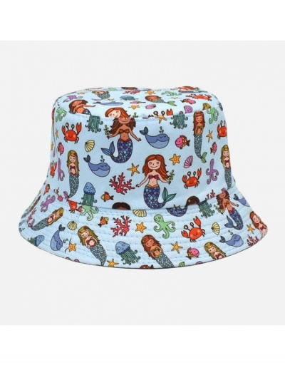 Replica  Korean Versatile Summer Animal Pattern Bucket Hat #800132 $9.69 USD for Wholesale